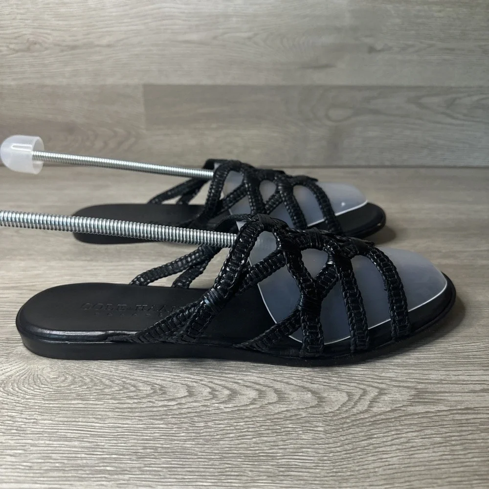 Cole Haan Resort Women's Beachy Strappy Sandal. Very Nice Leather Flip Flop 10.5 - Picture 9 of 12